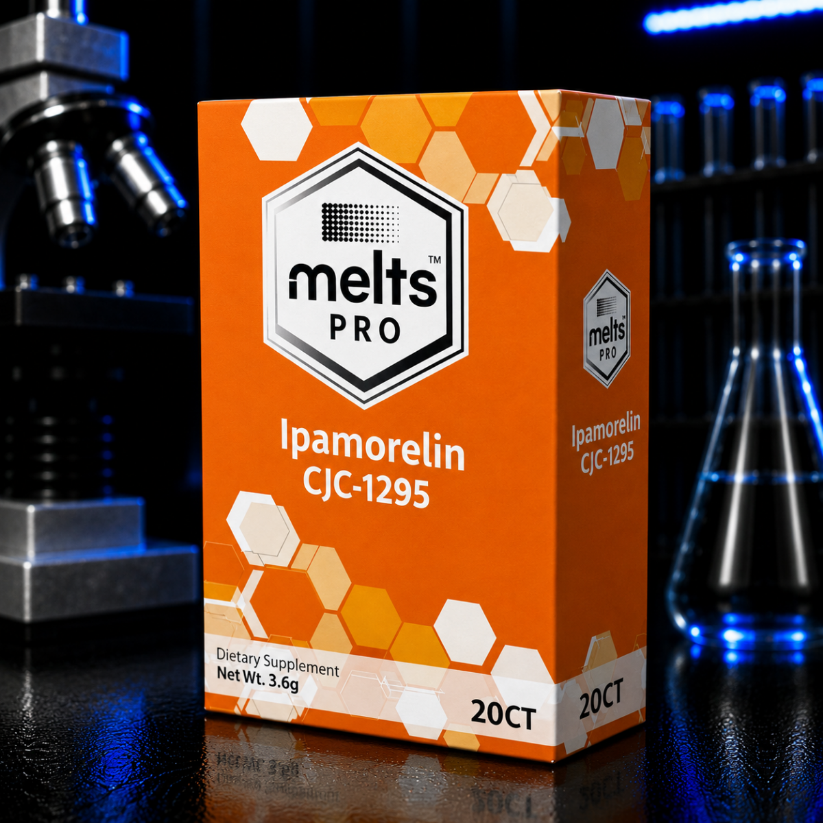 Melts Pro™ Ipamorelin + CJC-1295 Dissolving Strips