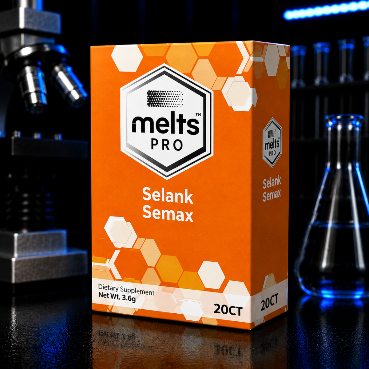 Melts Pro™ Selank + Semax Dissolving Strips