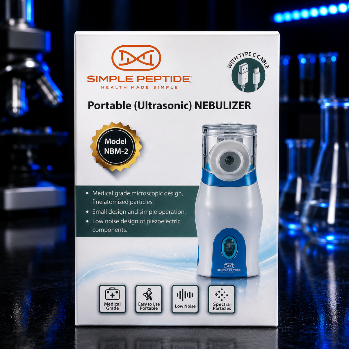 Simple Peptide AeroMesh™ Ultrasonic Nebulizer