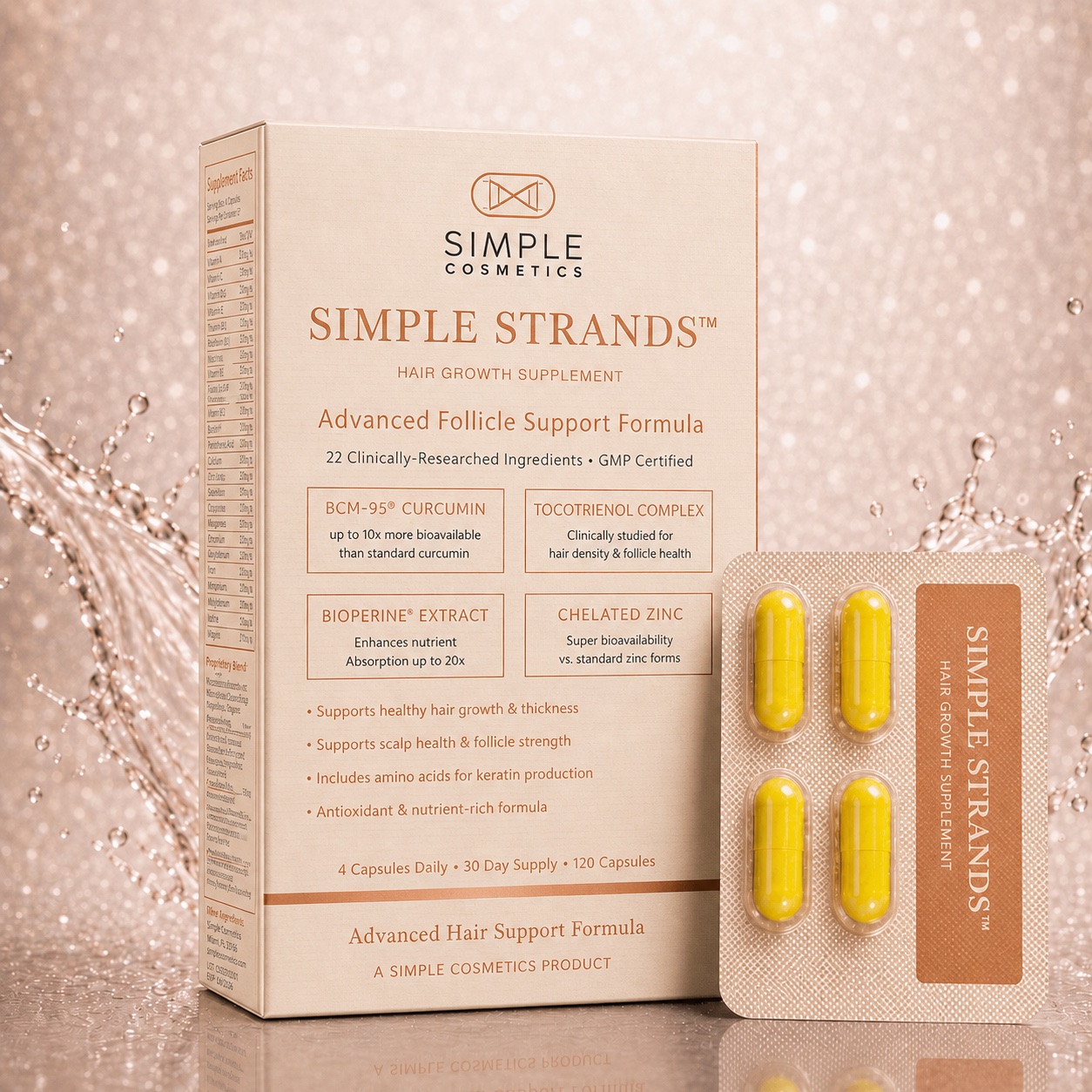 Simple Strands™ Hair Skin Nails Supplement