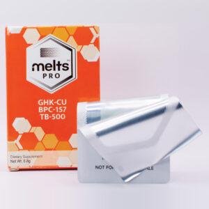 Melts Pro Wolverine Recovery box with opened sachet
