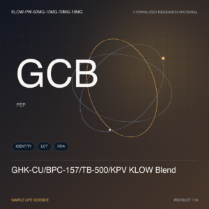 GHK-CU/BPC-157/TB-500/KPV KLOW Blend