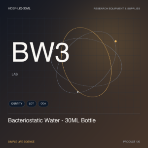 Bacteriostatic Water - 30ML Bottle